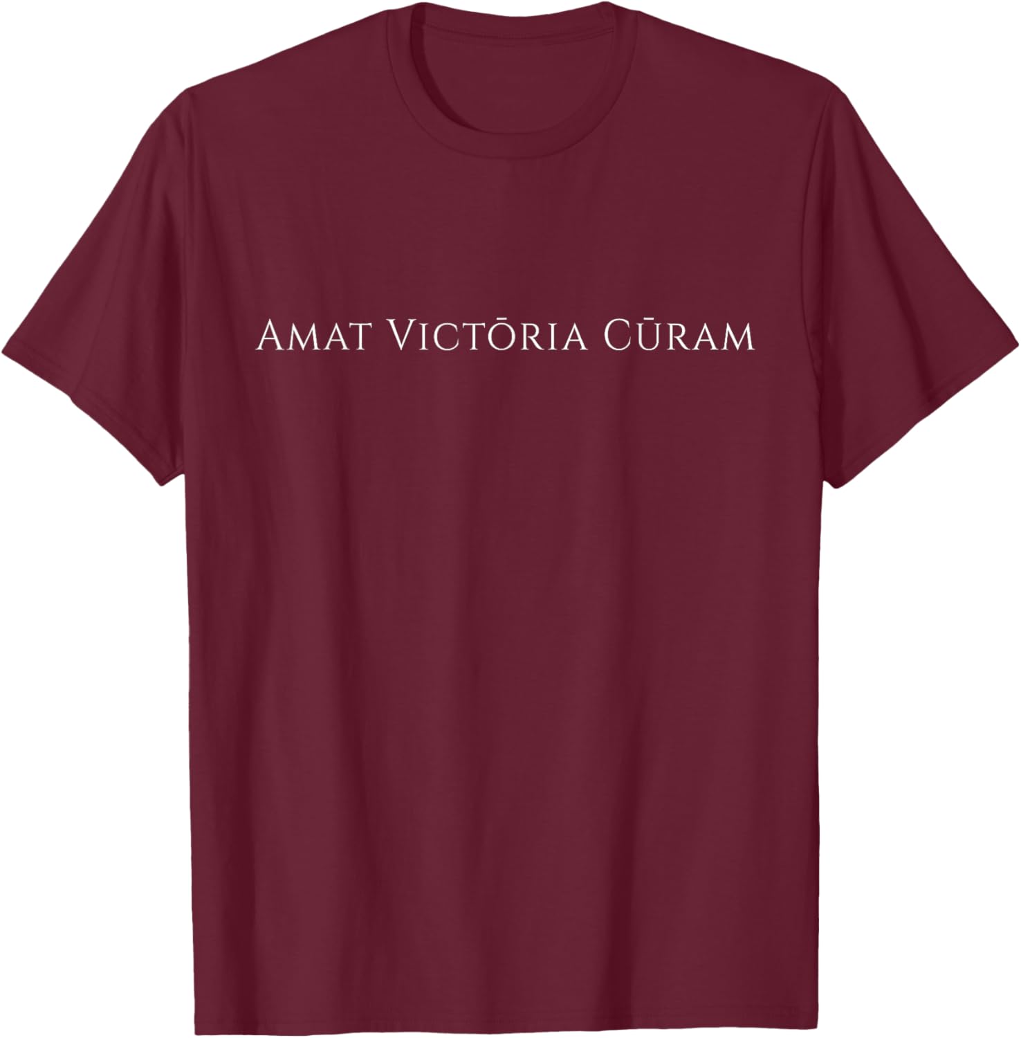 Amat Victoria Curam T-Shirt - Inspiring Latin Phrase for Success in Style - 20