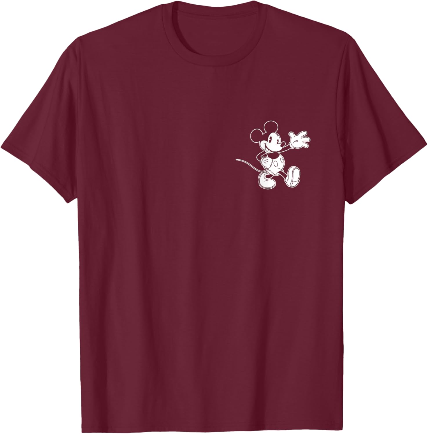 Vintage Mickey and Friends White T-Shirt for Disney Fans and Collectors - 5