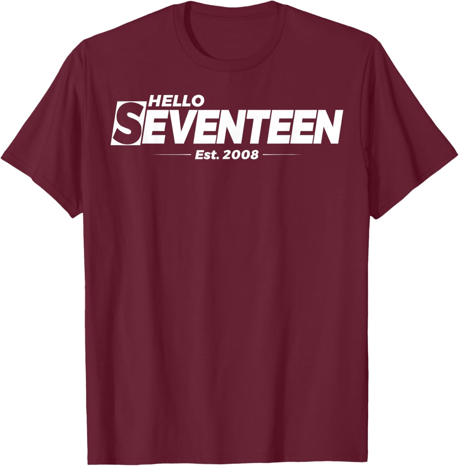 Hello Seventeen Birthday T-Shirt for 17th Birthday Celebration Gifts - 27