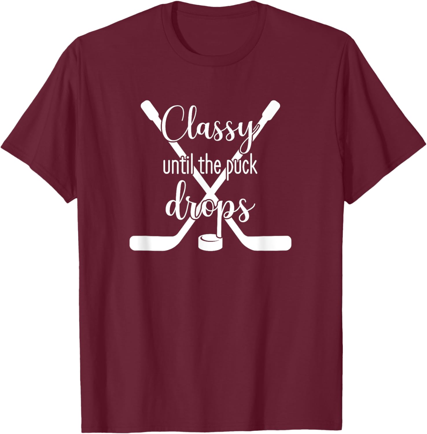 Classy Until the Puck Drops T-Shirt for Hockey Fans - Trendy Sportswear - 3