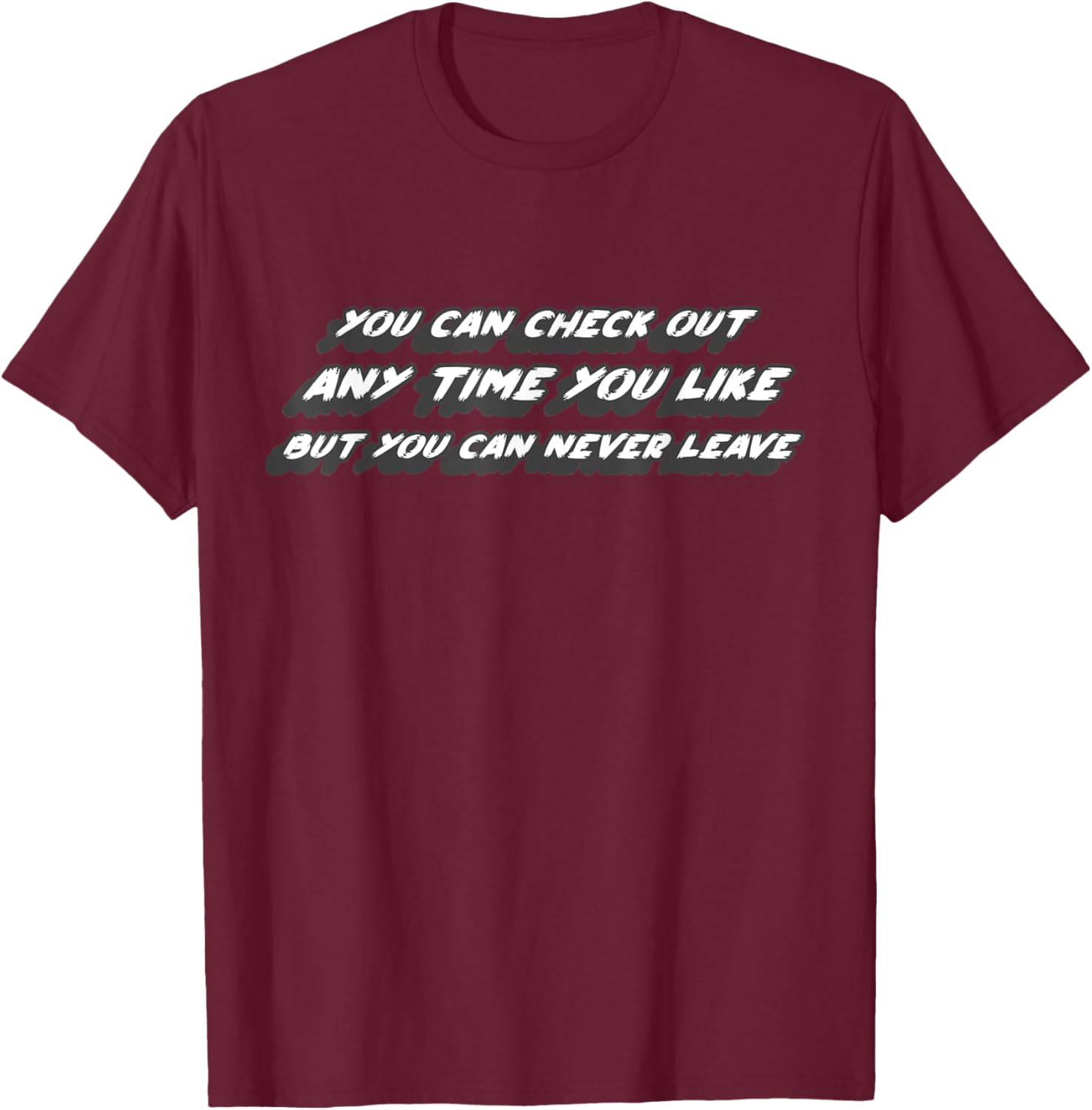 Cool You're Free to Check Out Anytime T-Shirt for Music Lovers - 18