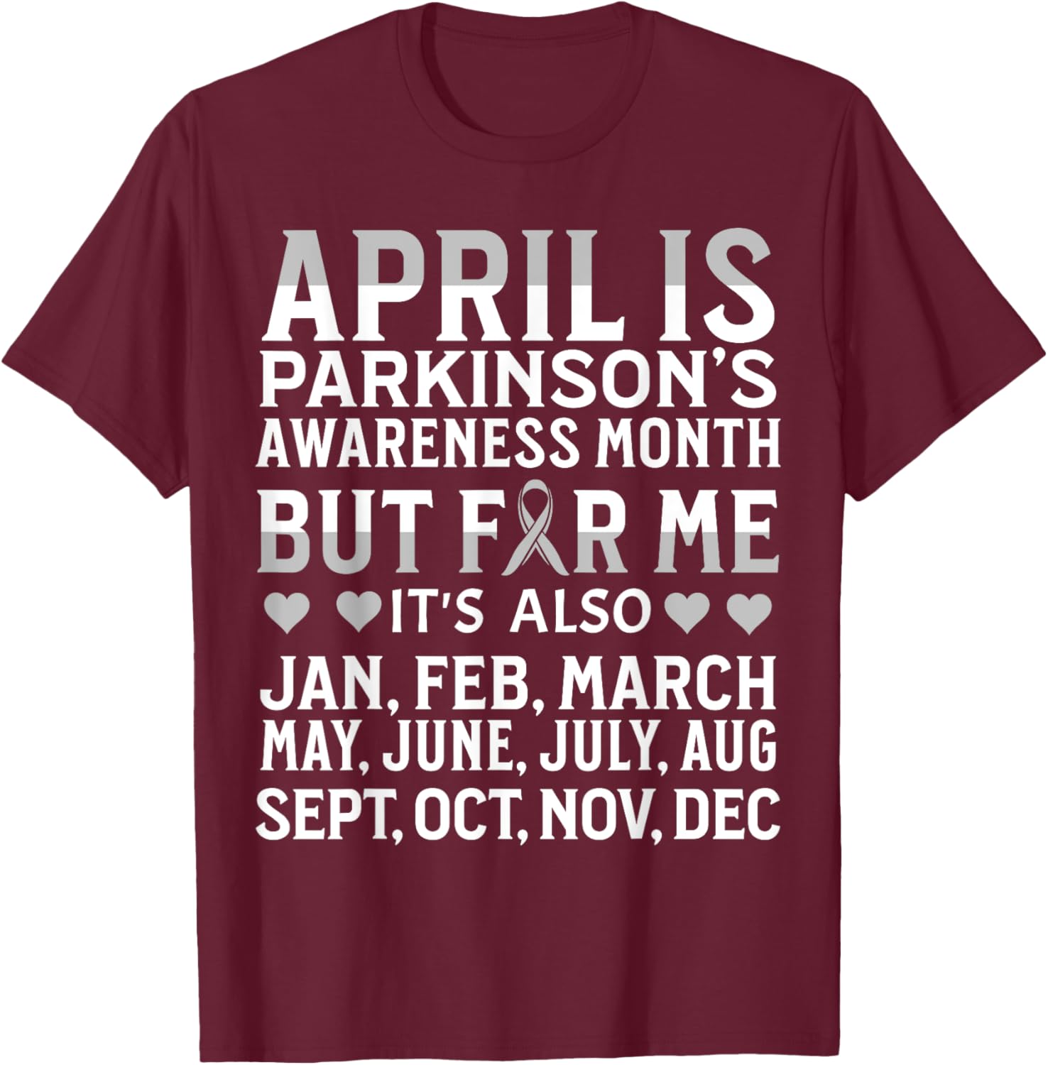 Support Parkinson's Awareness with Our April T-Shirt for Everyone - 1