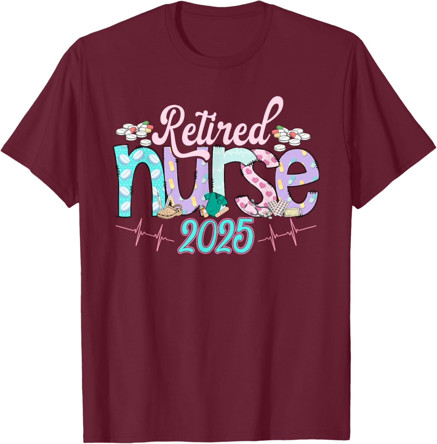 Tie Dye Retired Nurse T-Shirt 2025 Perfect Gift for Nurses - 7