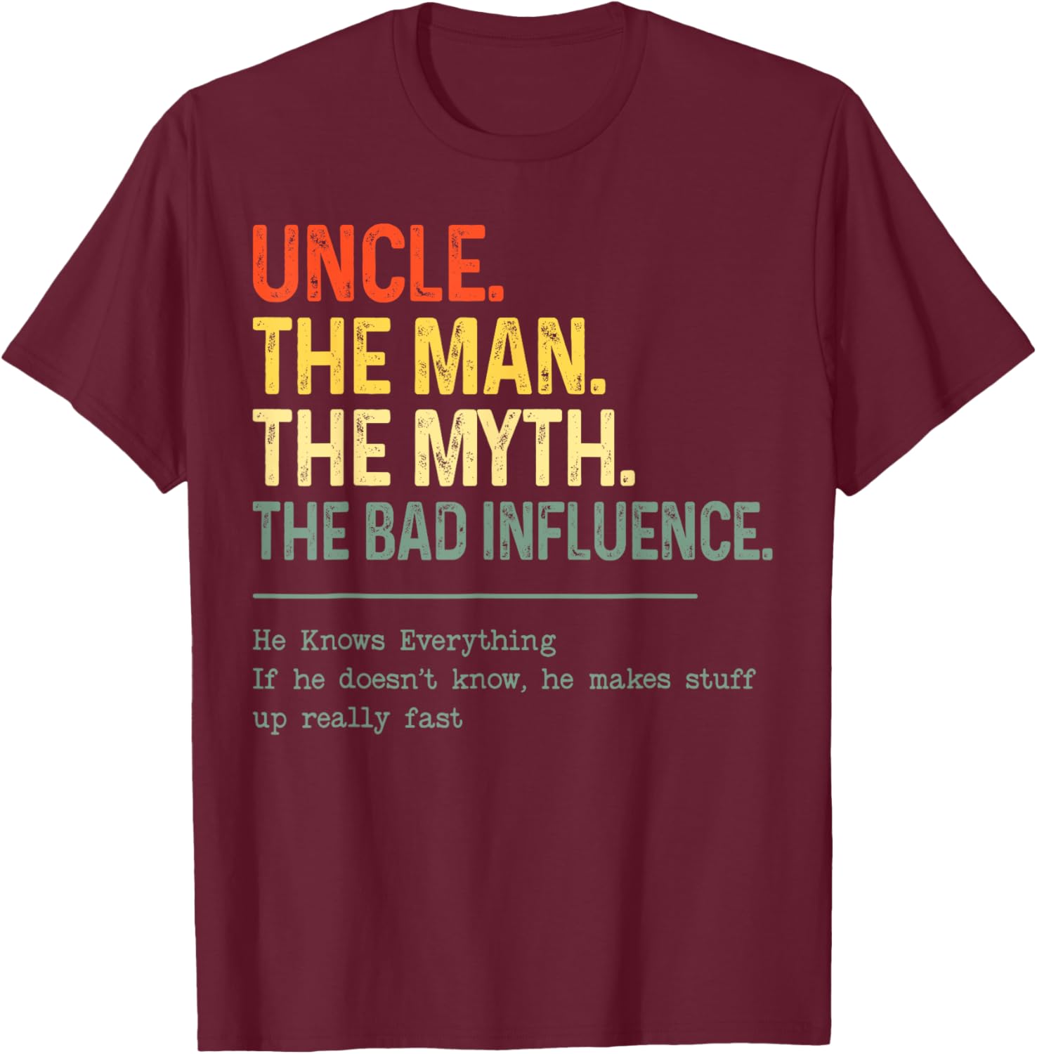 Vintage Cool Uncles Club Funny T-Shirt for Men and Boys, Perfect Gift! - 5