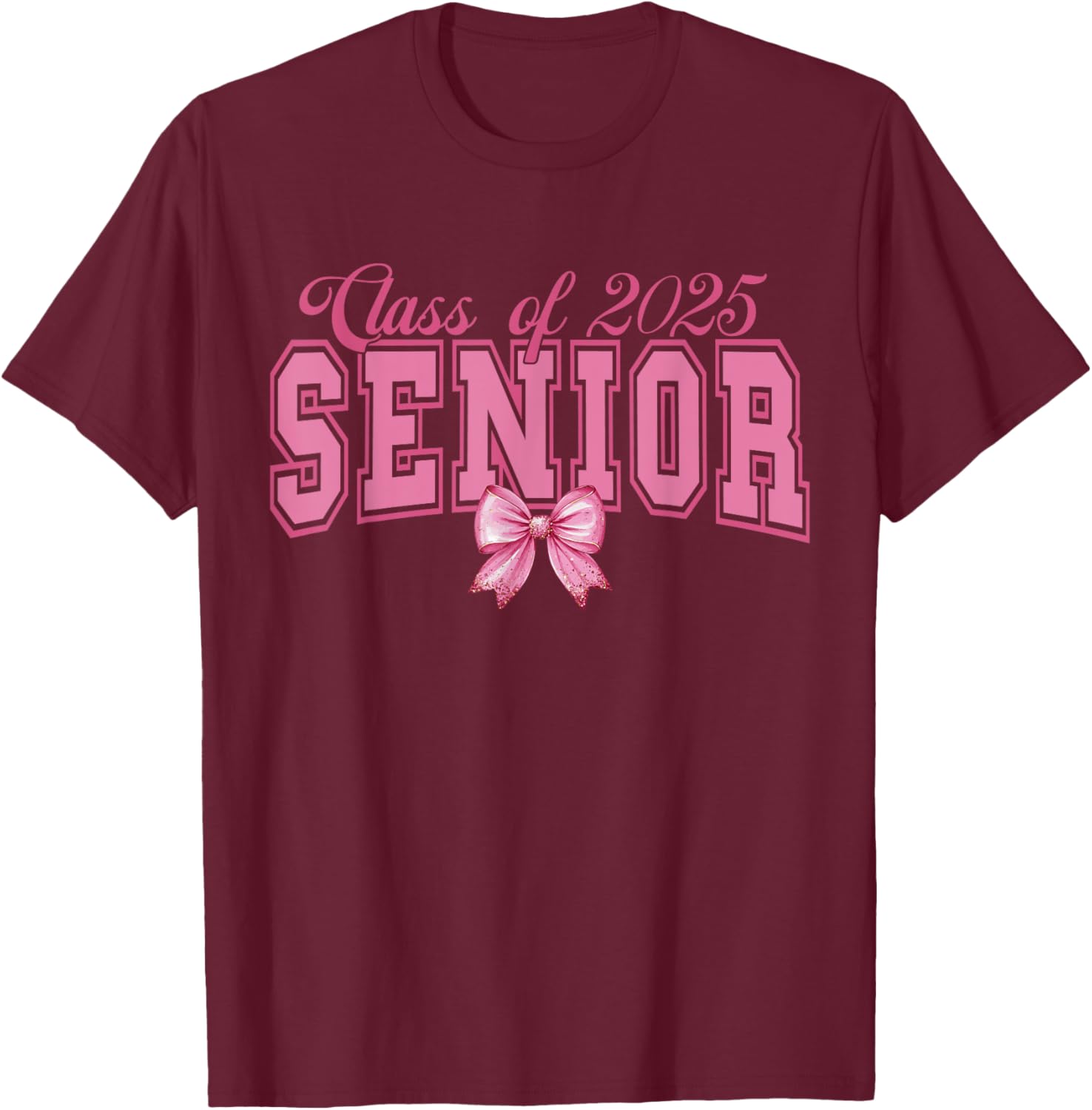 Class of 2025 Graduation Bow Tee Stylish T-Shirt for Proud Grads - 10