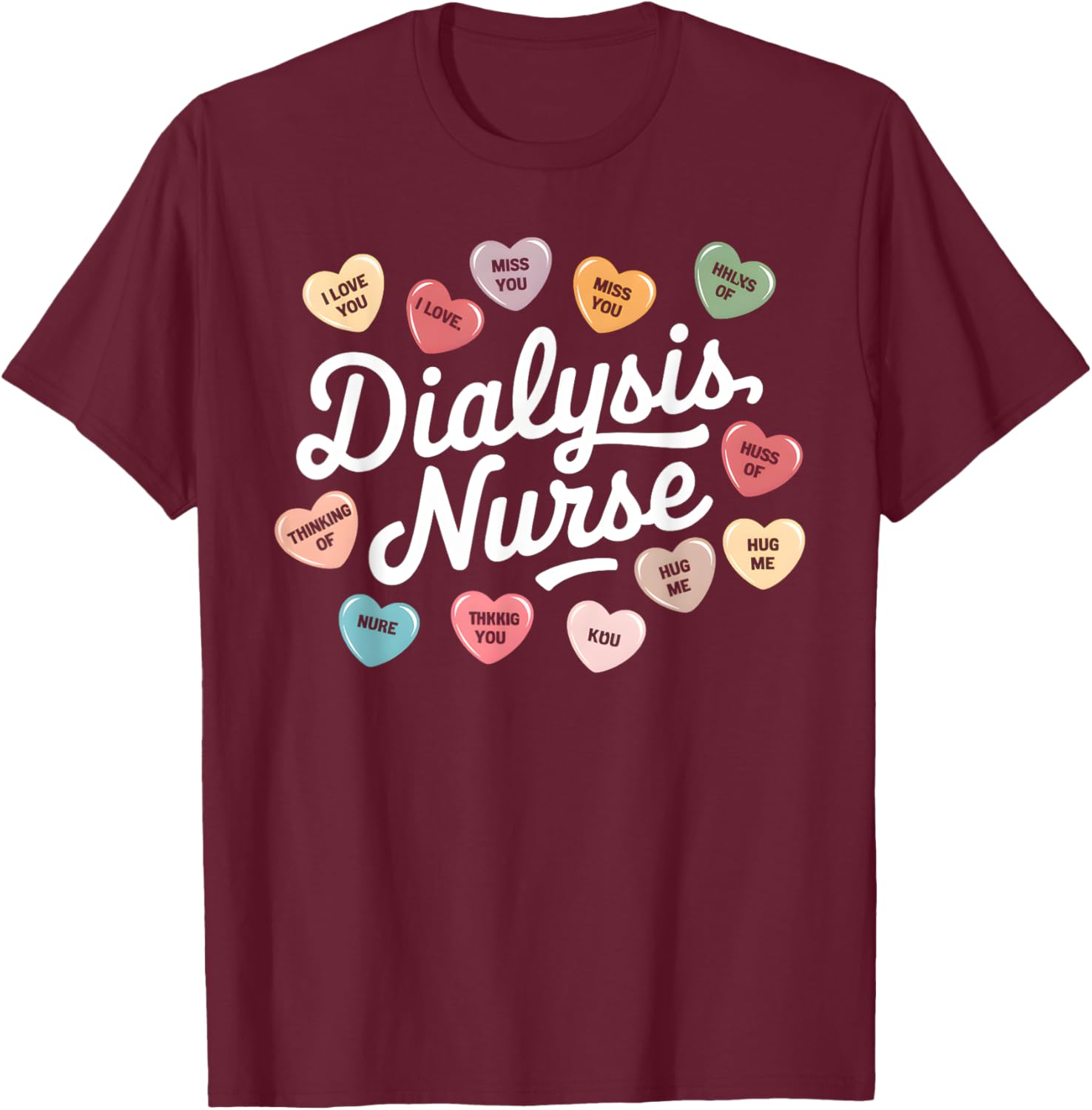 Valentine's Day Dialysis Nurse T-Shirt for Nephrology Technicians - 2