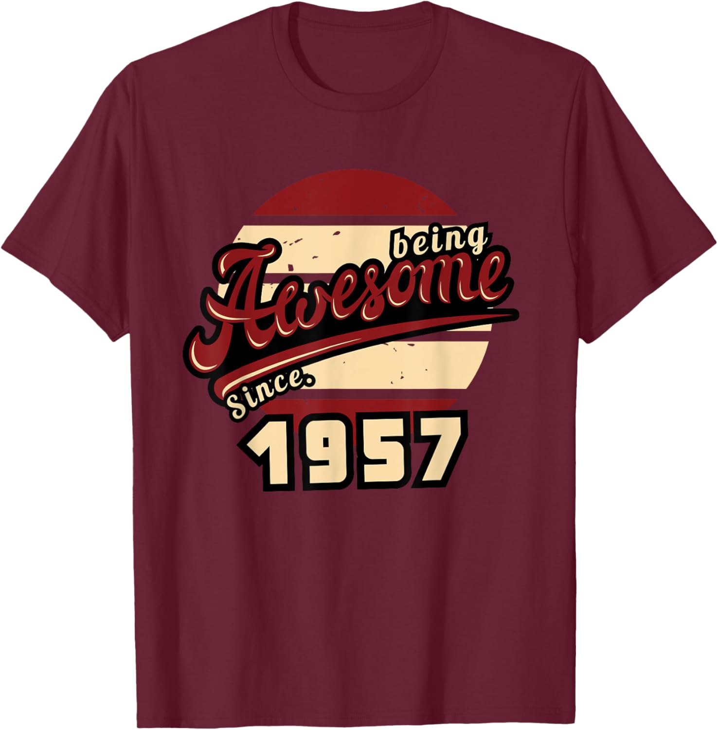 Awesome Since 1957 Retro 68th Birthday T-Shirt Gift for Him or Her - 16