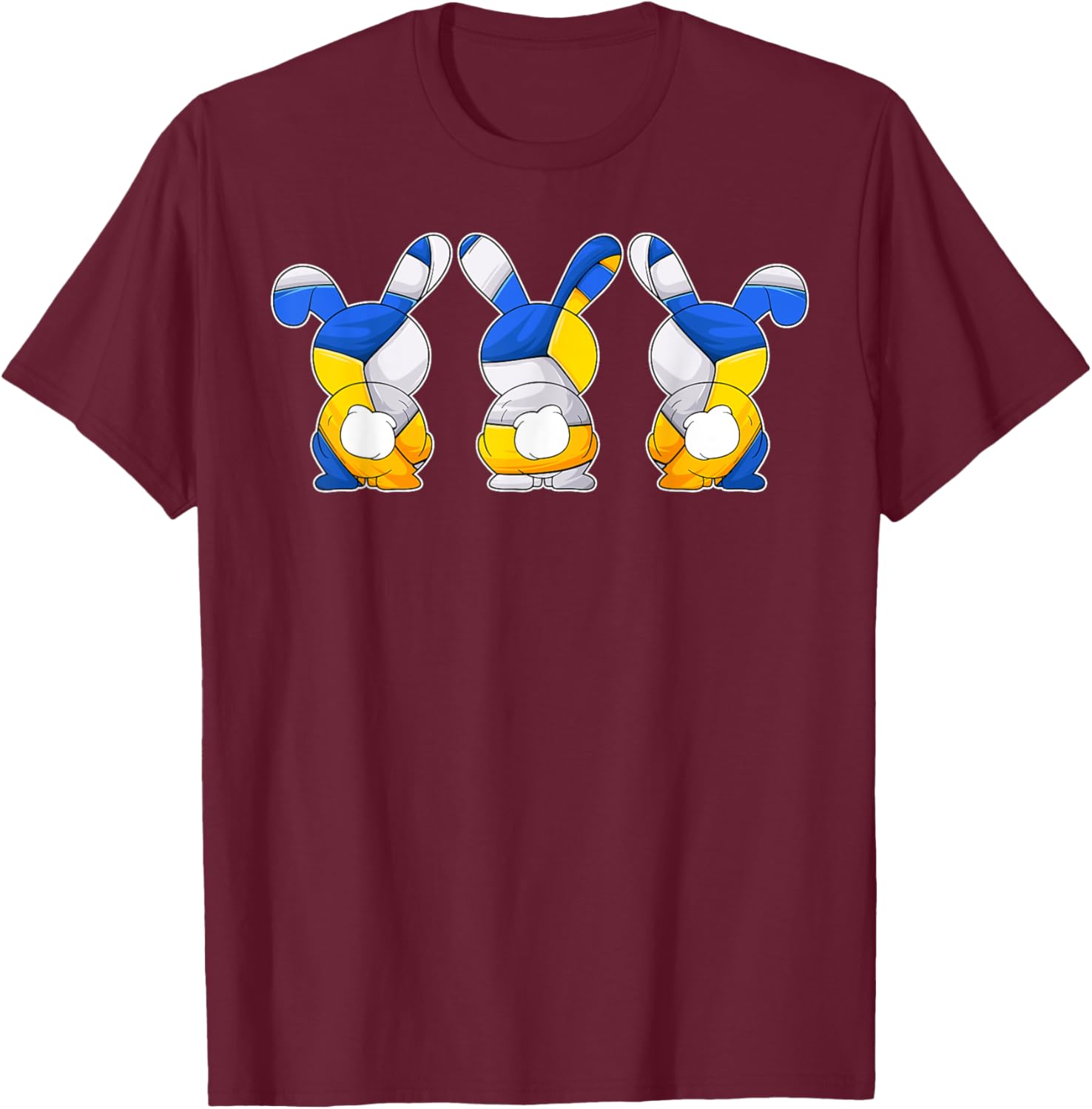 Funny Volleyball Easter Bunnies T-Shirt for Men and Boys Celebrating Easter - 10