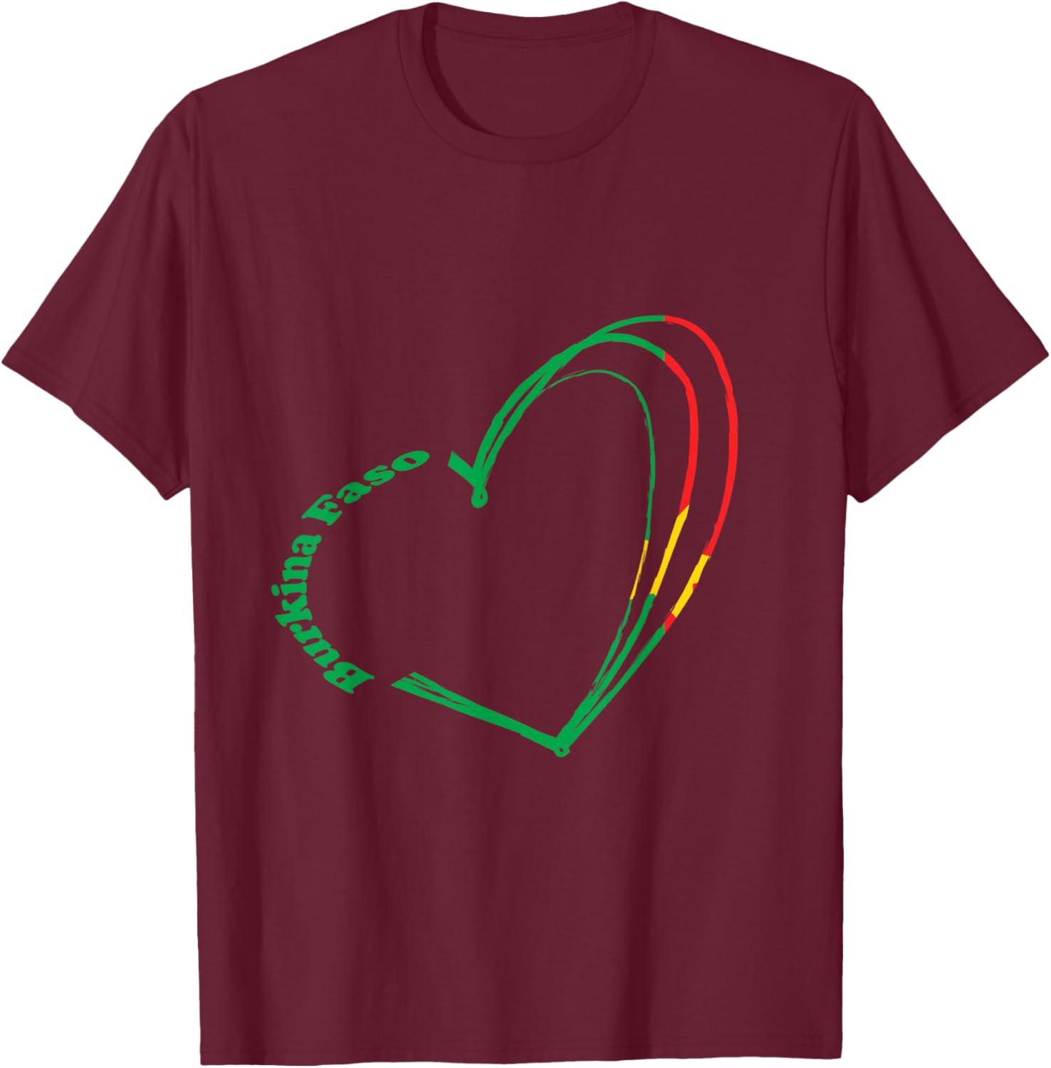 Burkina Faso Flag T-Shirt for Pride and Love of Burkina Faso - 21