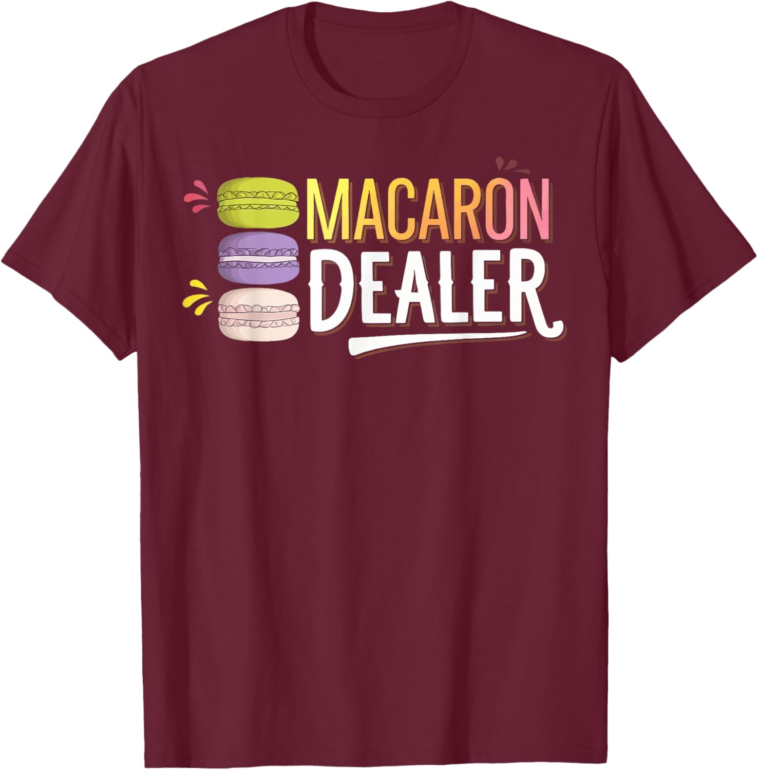 Charming Macaron Dealer T-Shirt for Sweet Treat Lovers and Foodies - 10