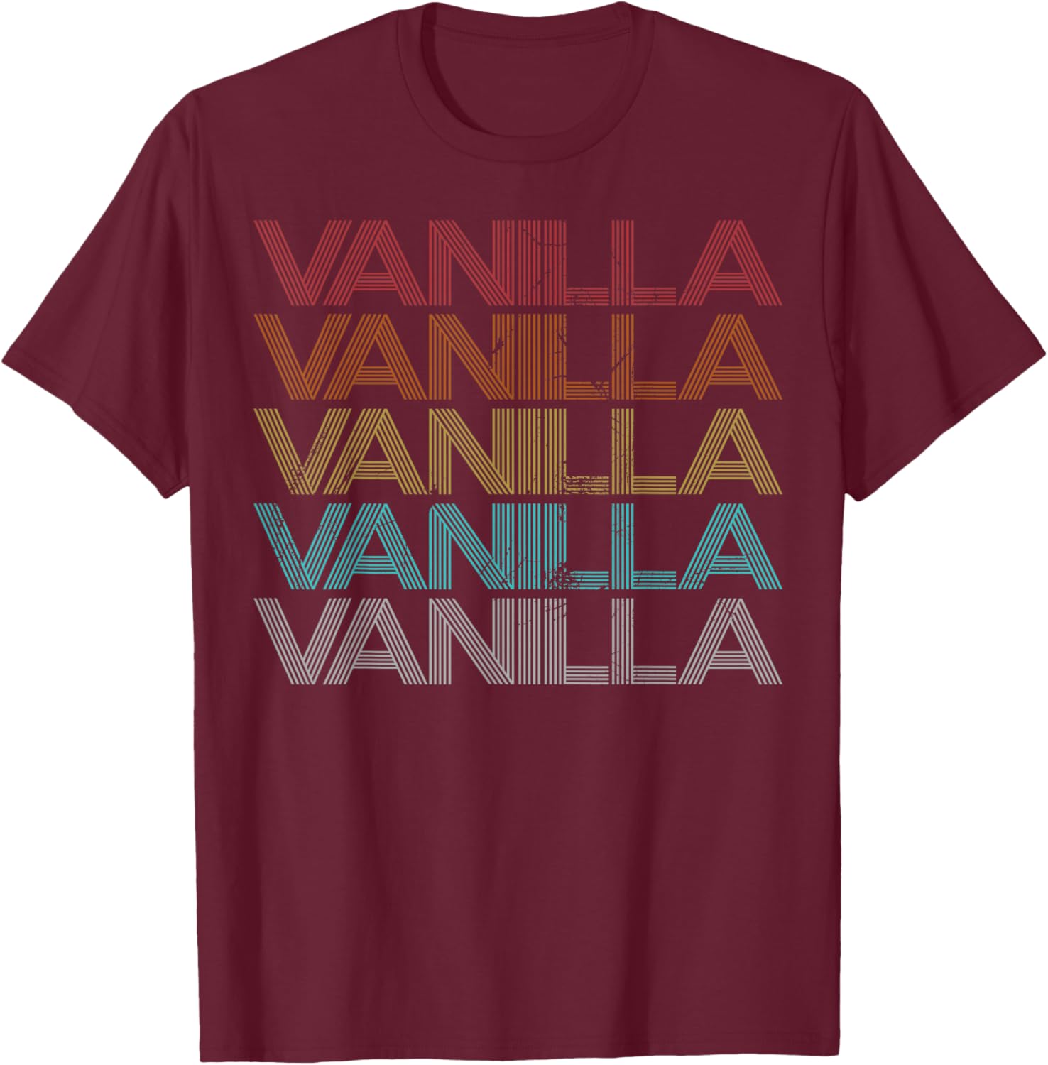 Retro Vintage Vanilla T-Shirt for Trendy Casual Style and Comfort - 13