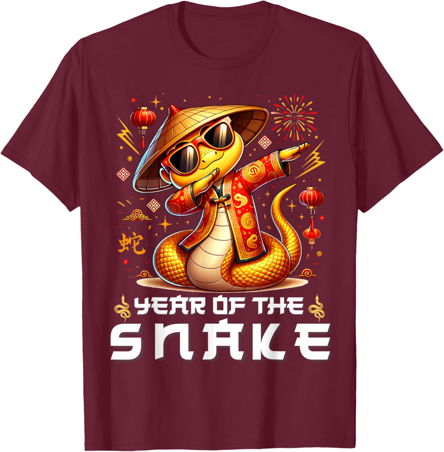 Year of the Snake 2025 Kids T-Shirt for Lunar New Year Celebrations - 13