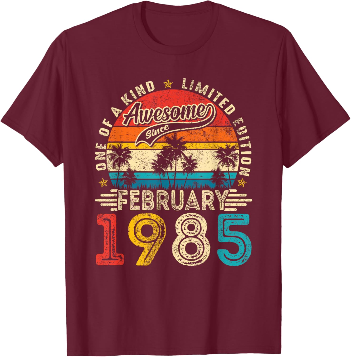 40 Years Awesome Since February 1985 Women's T-Shirt for 40th Birthday - 7