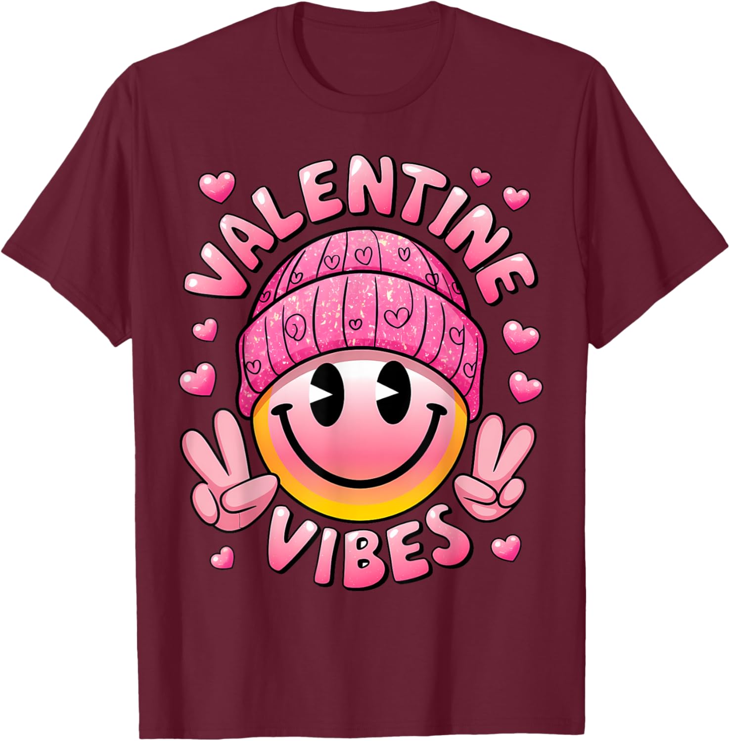 Valentine Vibes T-Shirt for Men, Women, and Kids - Perfect for Love Day - 22
