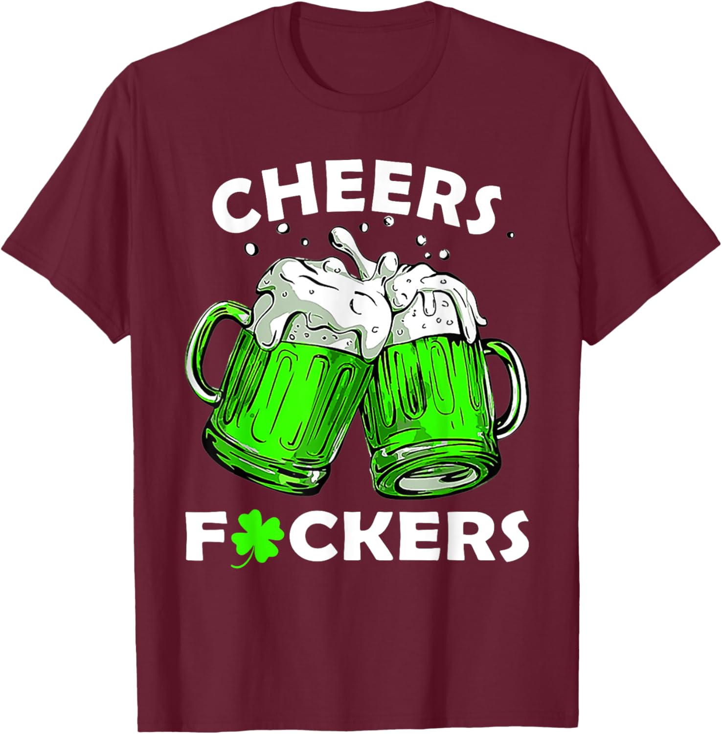 Cheers T-Shirt for St Patrick's Day Fun With Friends and Beer - 9