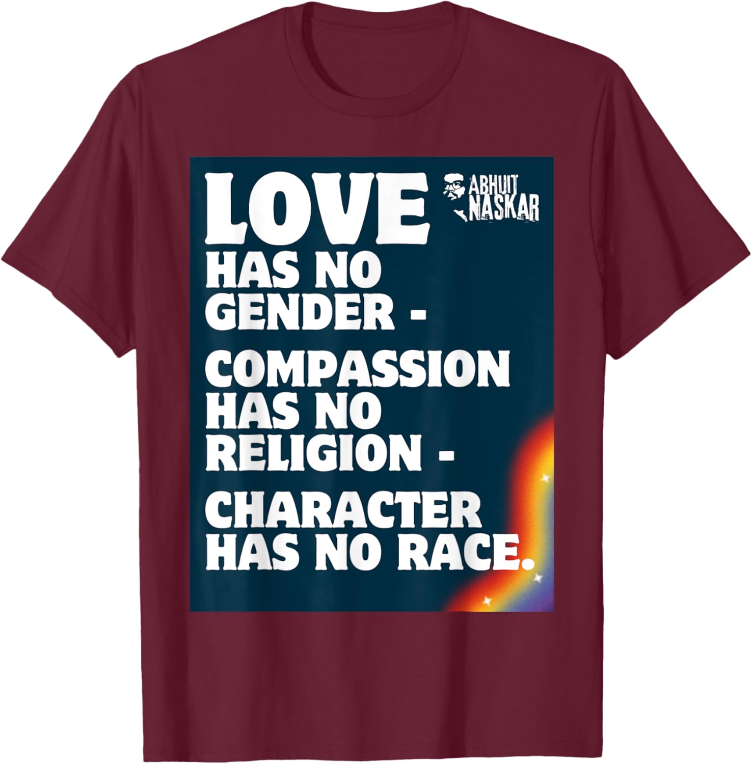 Abhijit Naskar Love Has No Gender T-Shirt - Inclusive Fashion Statement - 6