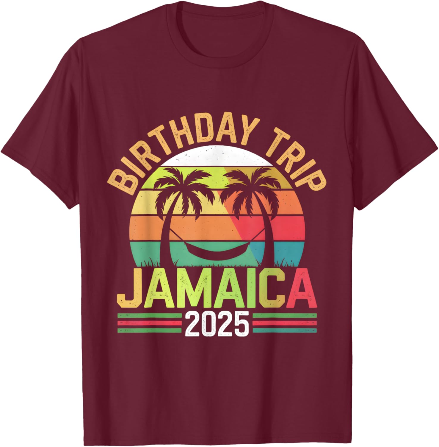 Jamaica 2025 Birthday Girls Trip Matching T-Shirt for Fun Celebrations - 19