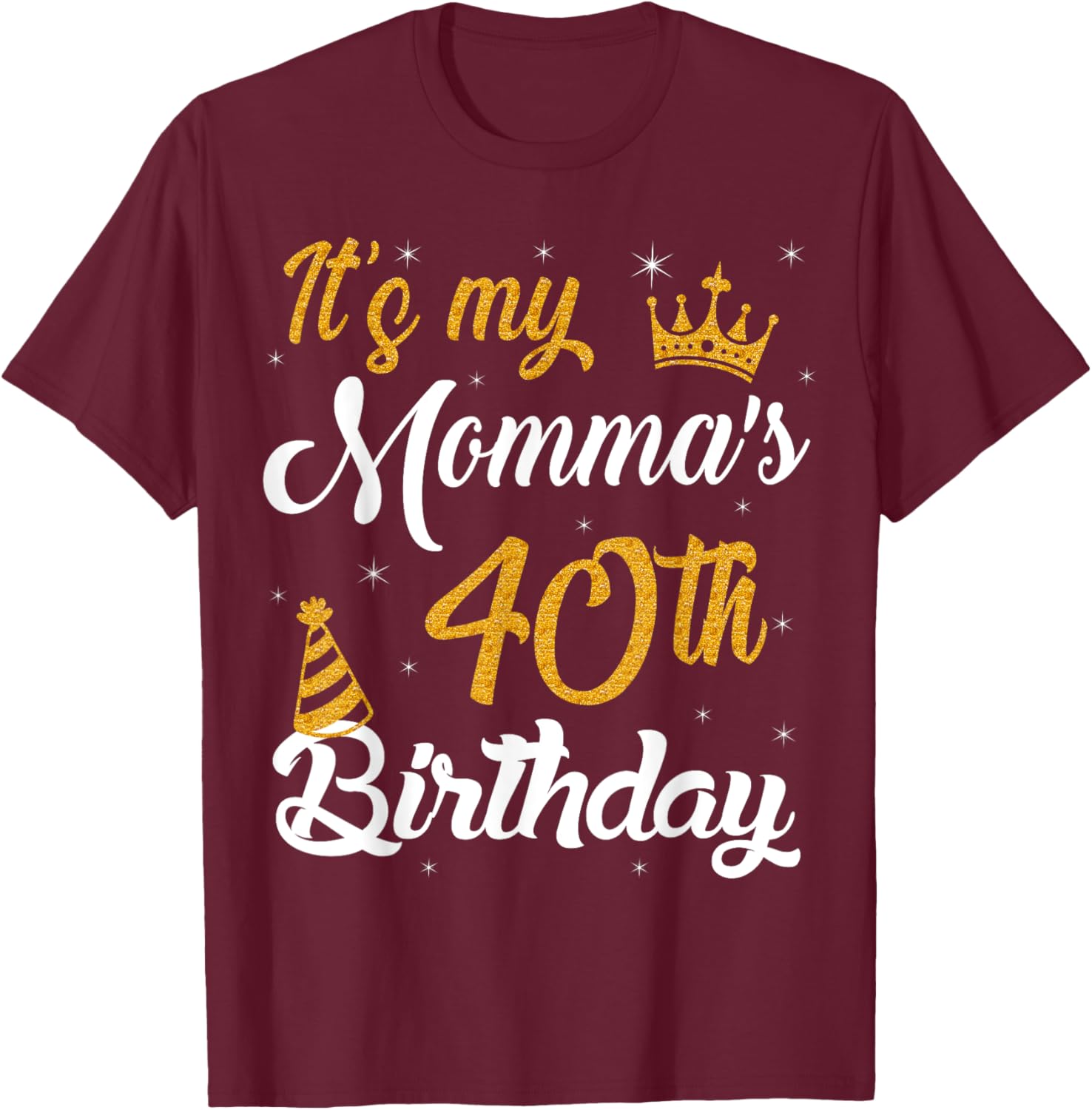 Happy 40th Birthday Mom T-Shirt Retro 1985 Celebration Gift - 12
