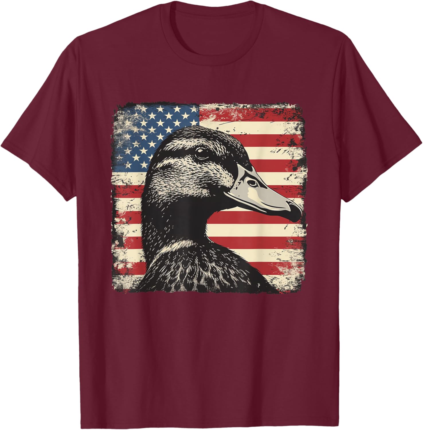 America Flag Duck Shirt for 4th of July | Fun Men's and Women's Tee - 10