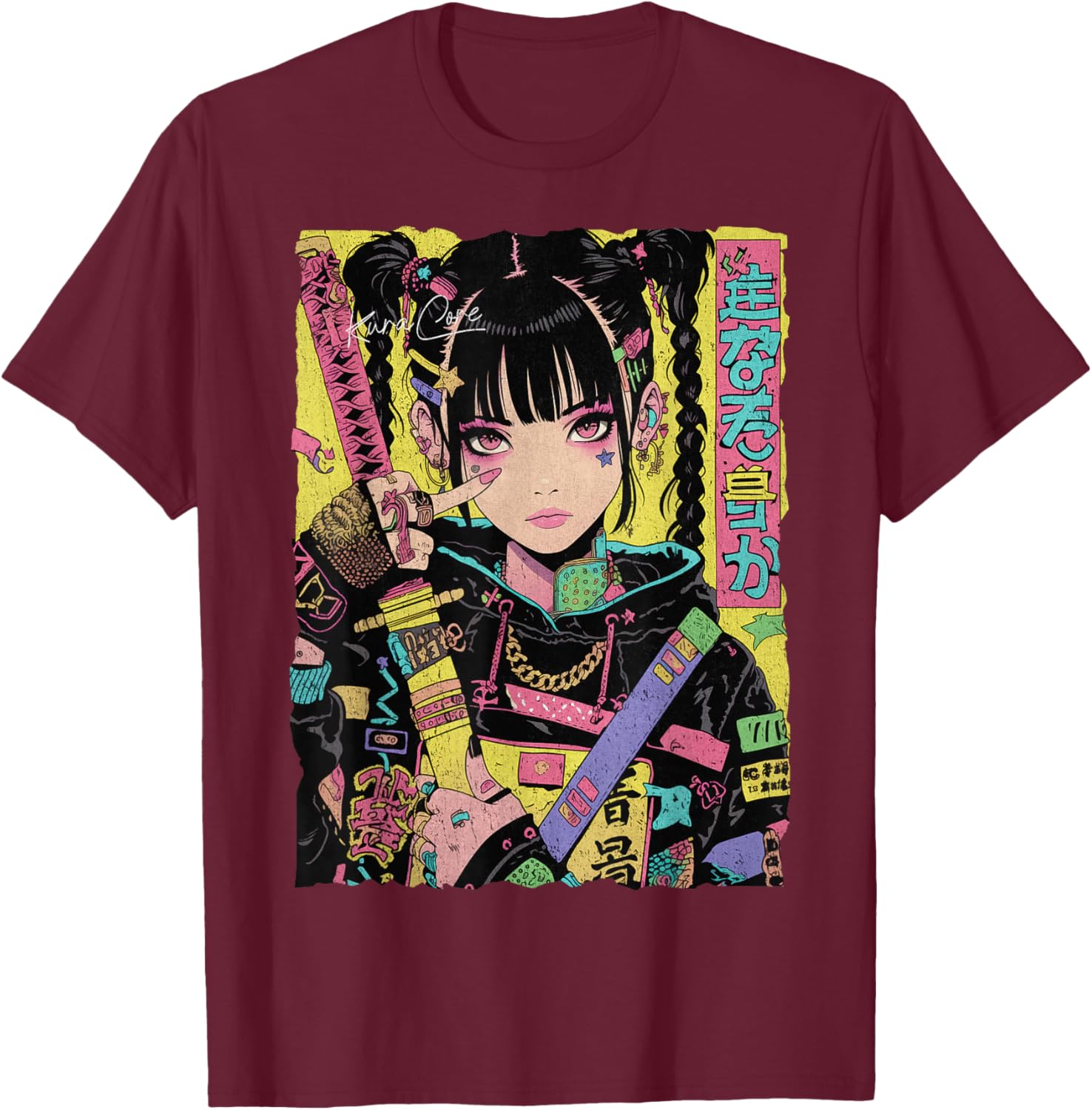 Trendy Japanese Cyberpunk Y2K Techwear Anime T-Shirt for Fashion Lovers - 17