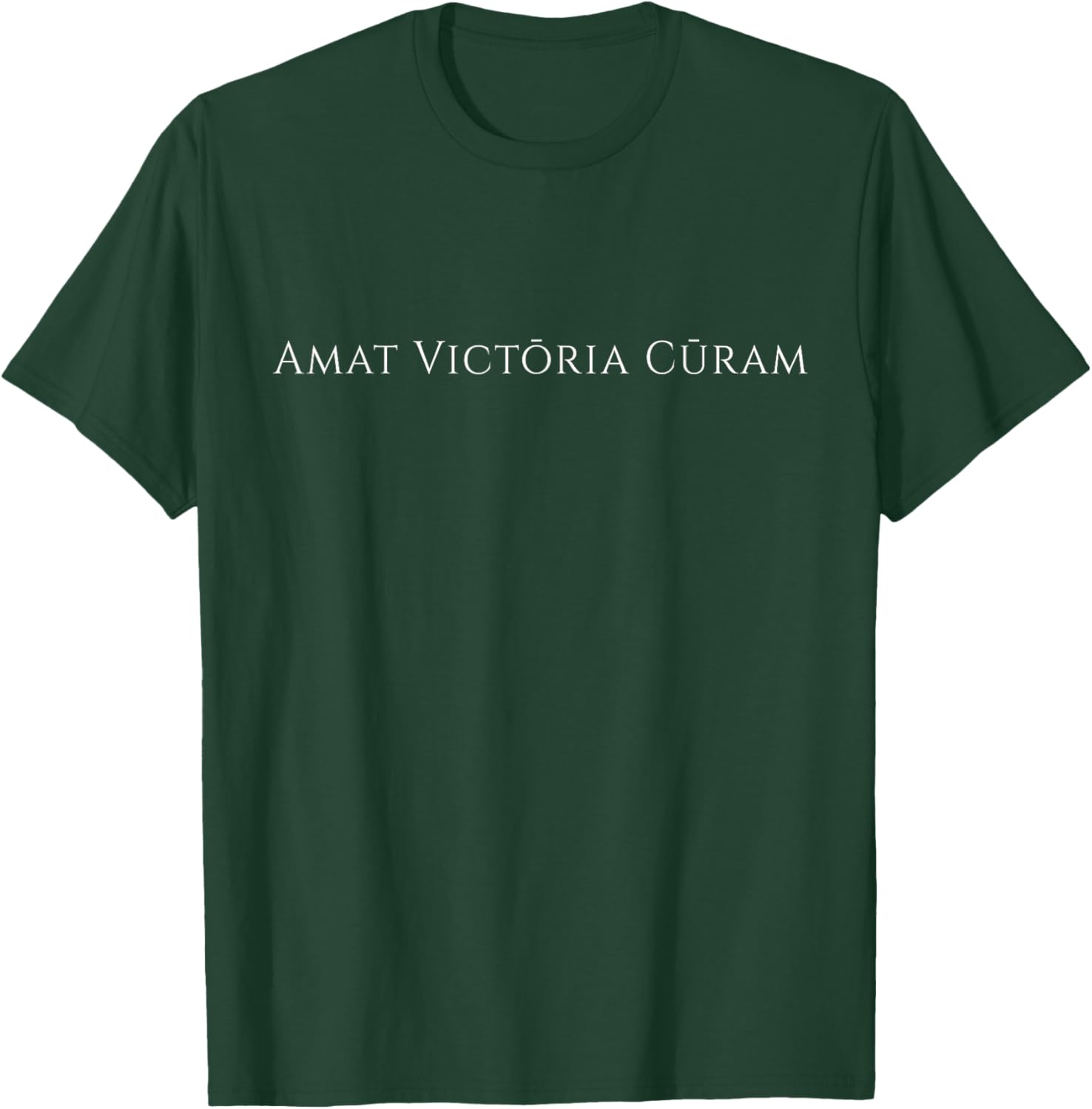 Amat Victoria Curam T-Shirt - Inspiring Latin Phrase for Success in Style - 19