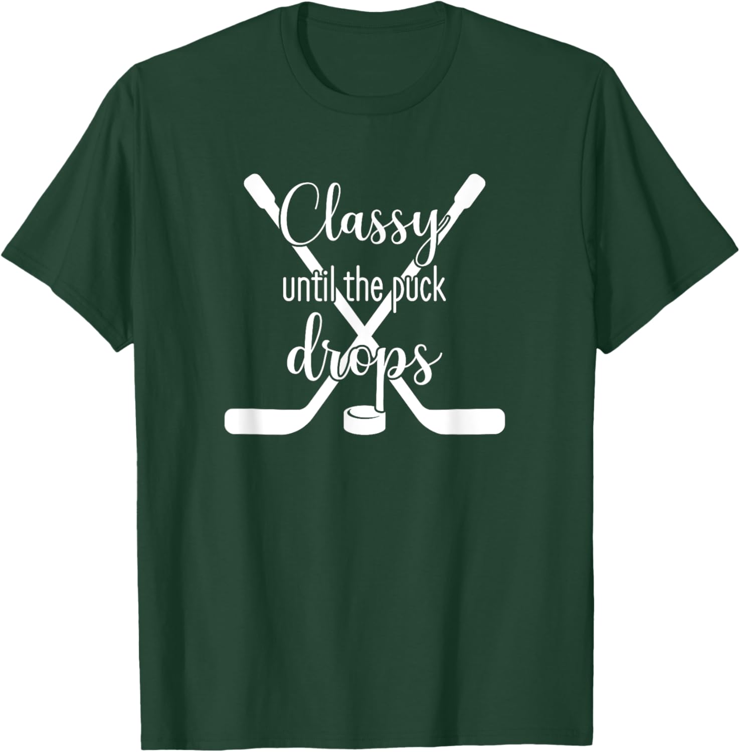 Classy Until the Puck Drops T-Shirt for Hockey Fans - Trendy Sportswear - 13