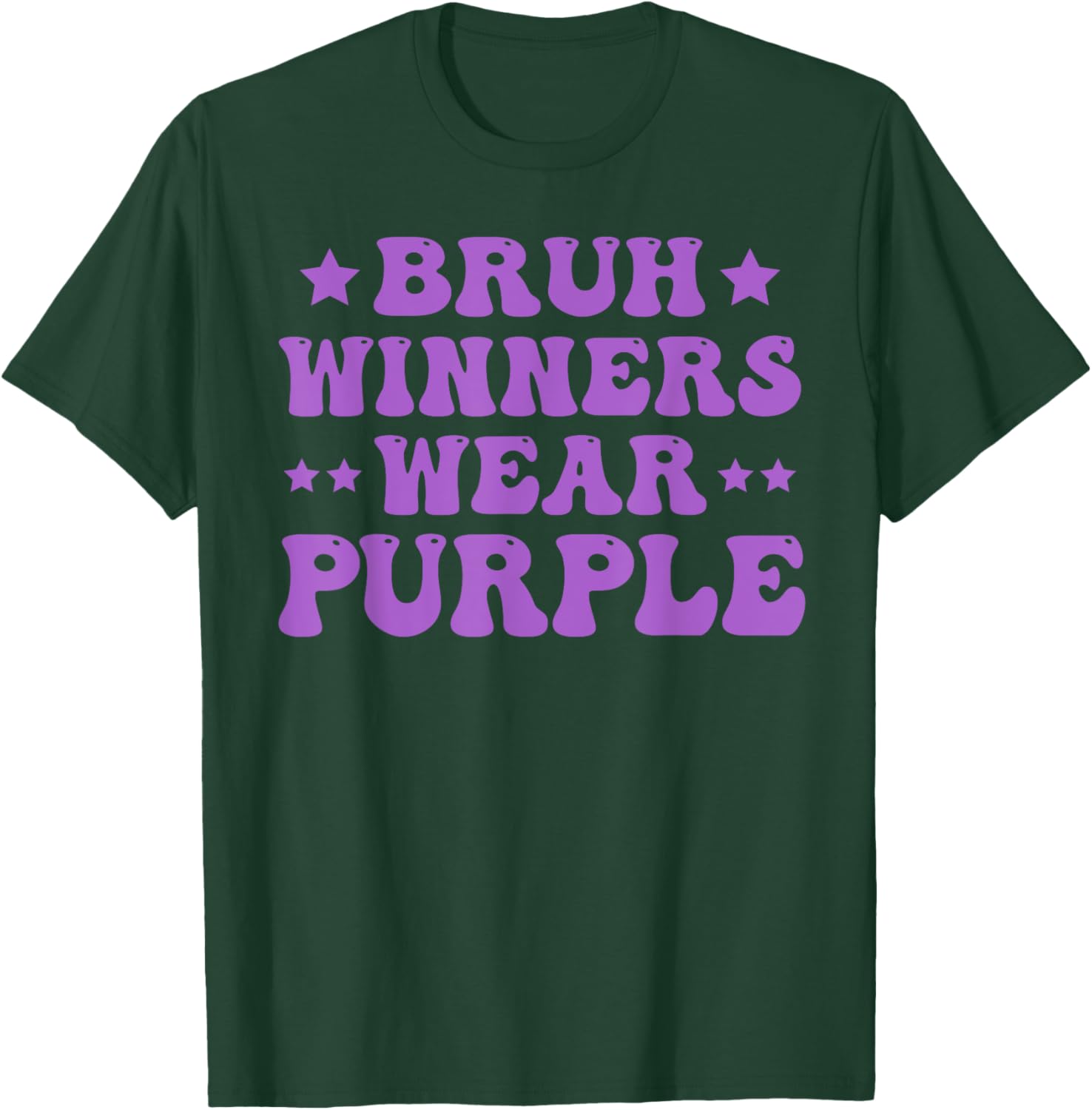 Winners Wear Purple Camp Team Spirit Week Matching T-Shirt for All Ages - 17