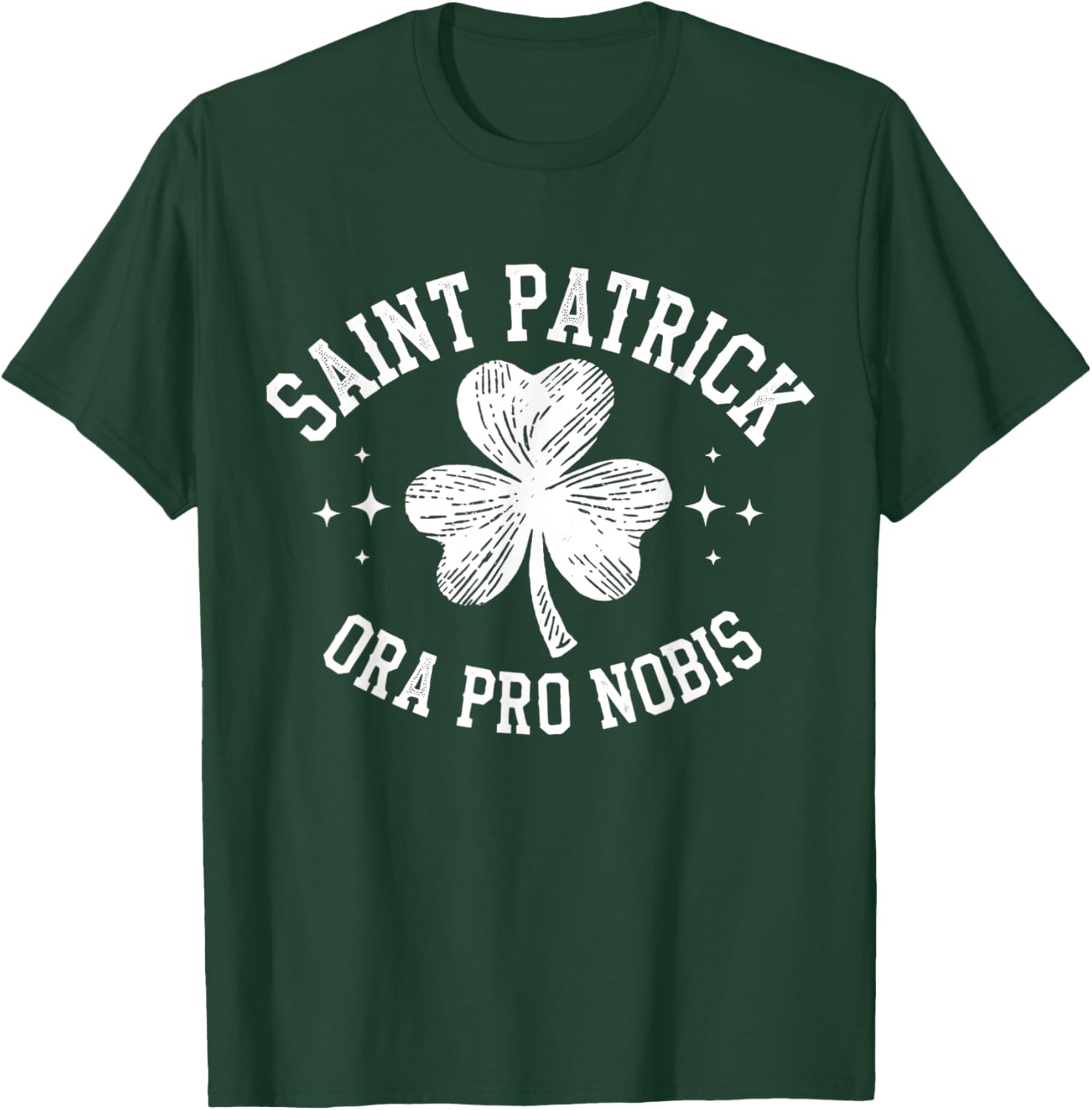 Vintage St Patrick Ora Pro Nobis Catholic T-Shirt for Traditional Style - 4