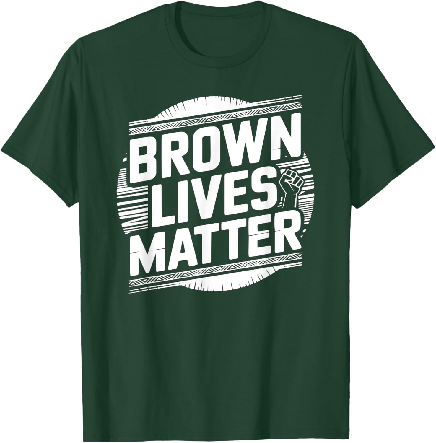 Brown Lives Matter Pro-Immigration Unity T-Shirt for Activism Support - 14