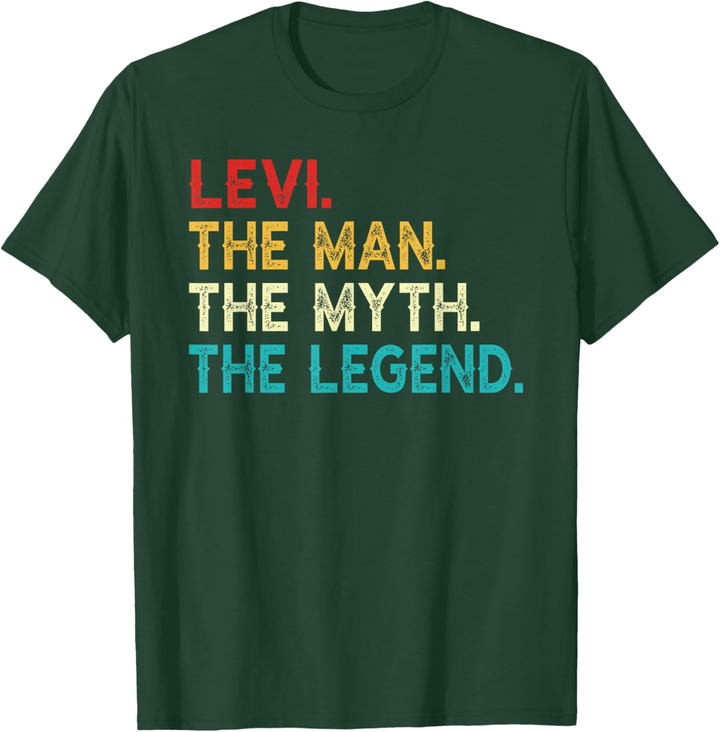 Funny Vintage Levi T-Shirt The Man The Myth The Legend Birthday Gift - 26