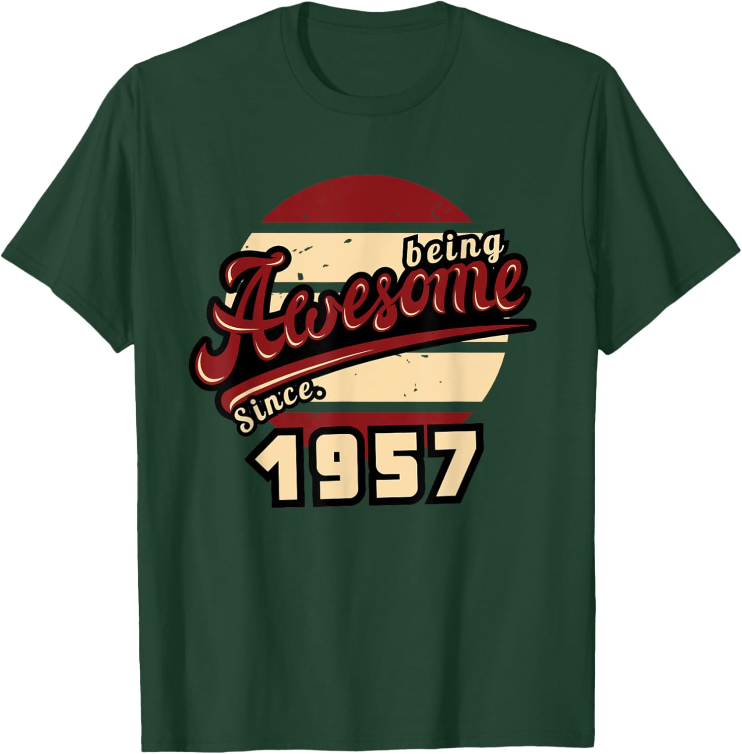 Awesome Since 1957 Retro 68th Birthday T-Shirt Gift for Him or Her - 4