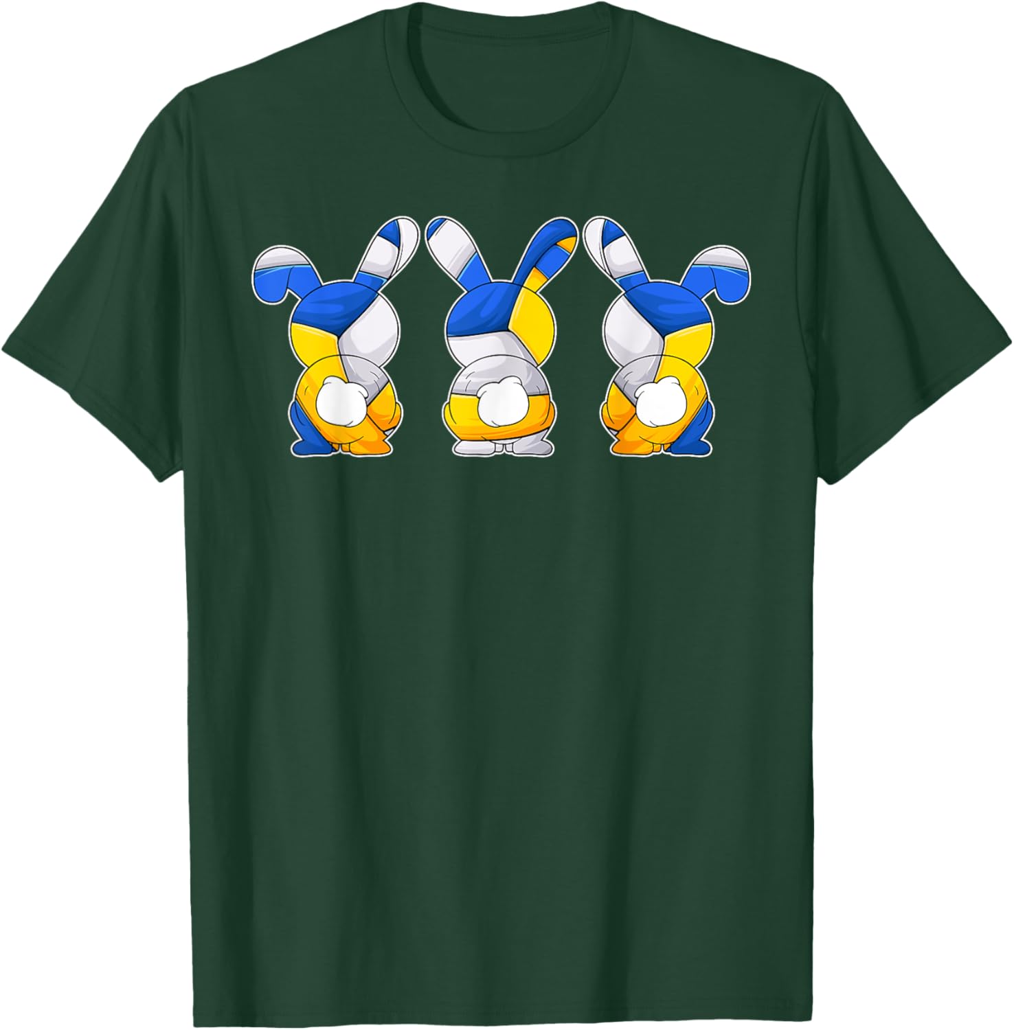 Funny Volleyball Easter Bunnies T-Shirt for Men and Boys Celebrating Easter - 4