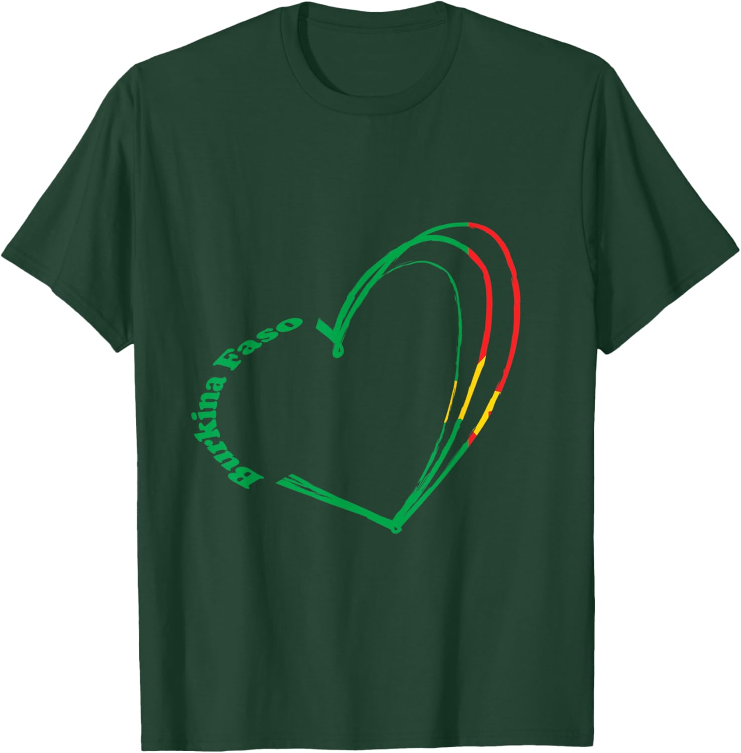 Burkina Faso Flag T-Shirt for Pride and Love of Burkina Faso - 16