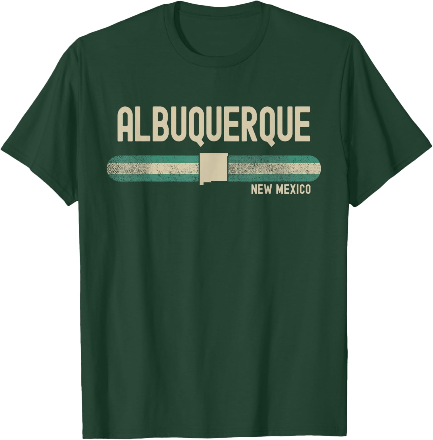 Albuquerque New Mexico 80s Style T-Shirt for Trendy Travelers - 3