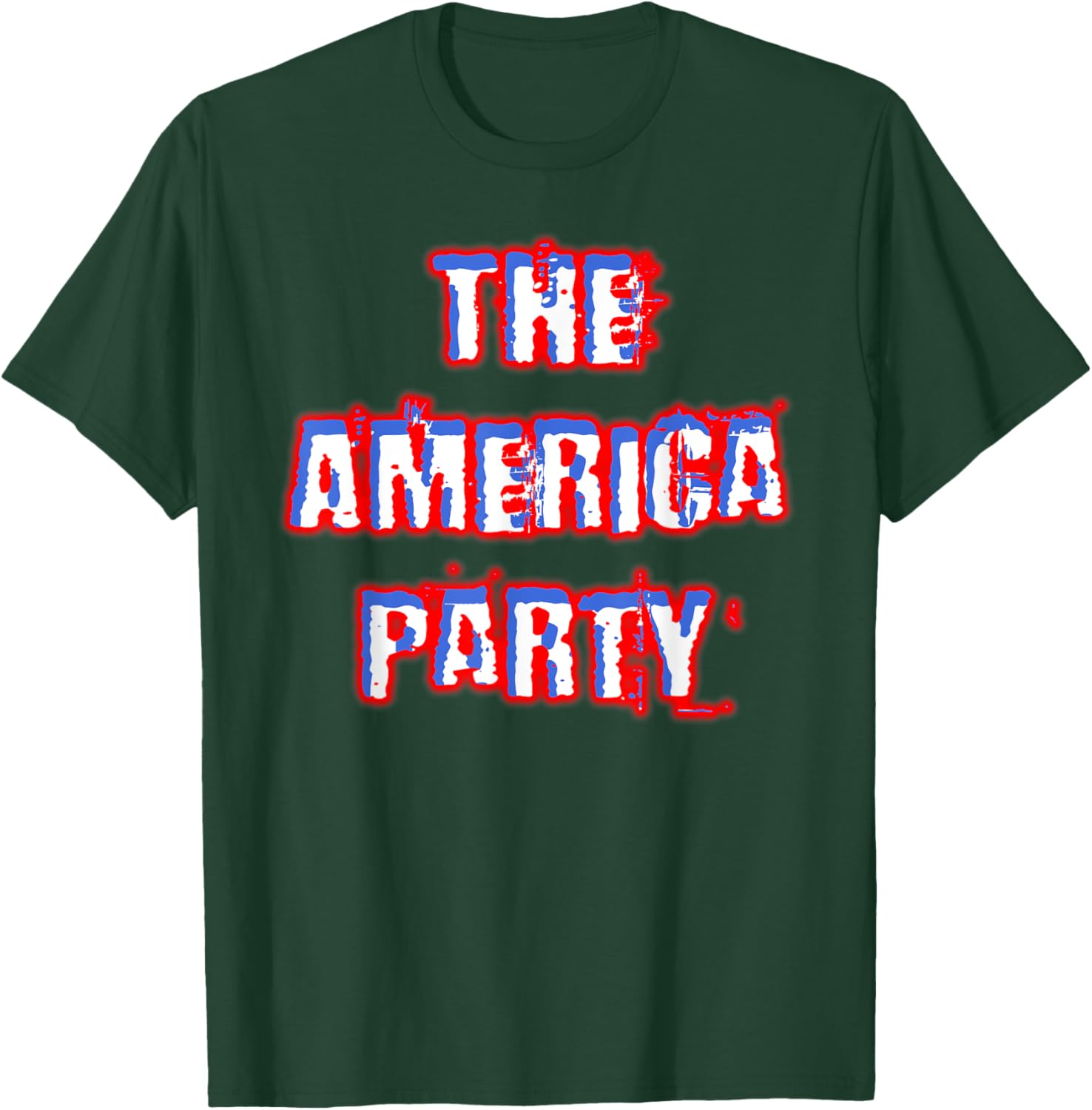 America Party Red White and Blue T-Shirt for Fun and Festive Wear - 18