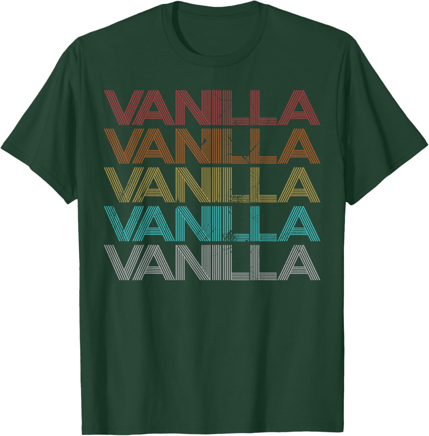 Retro Vintage Vanilla T-Shirt for Trendy Casual Style and Comfort - 11