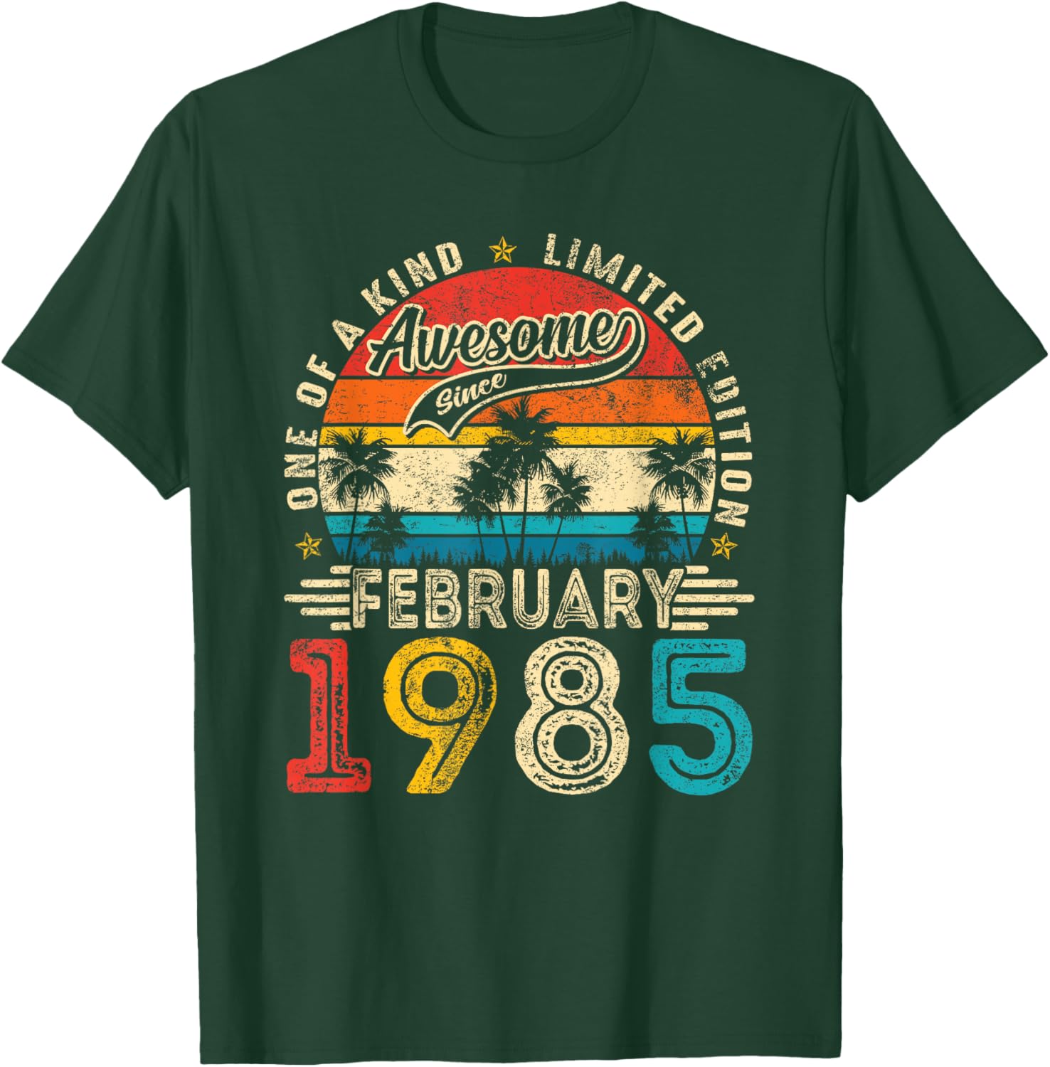 40 Years Awesome Since February 1985 Women's T-Shirt for 40th Birthday - 14