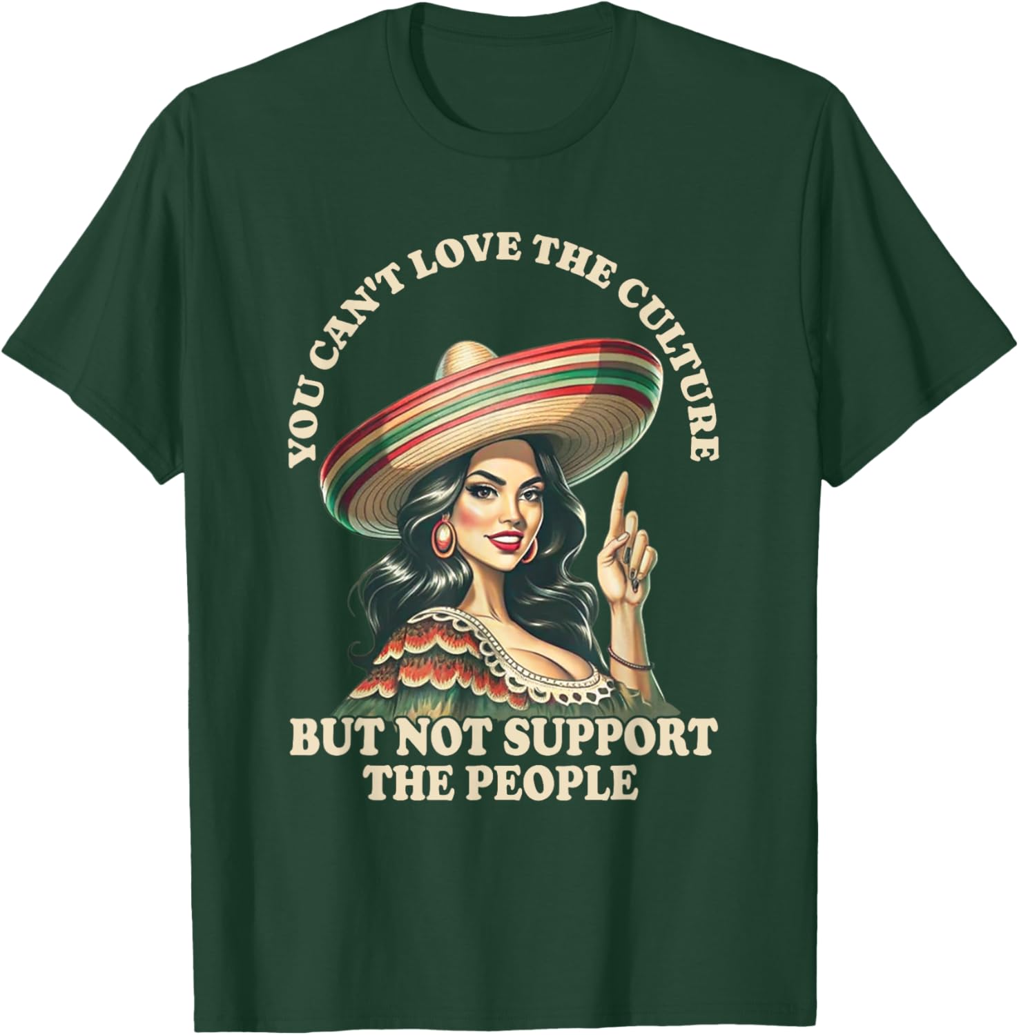 You Can't Love the Culture and Not Support the People Retro T-Shirt - 3