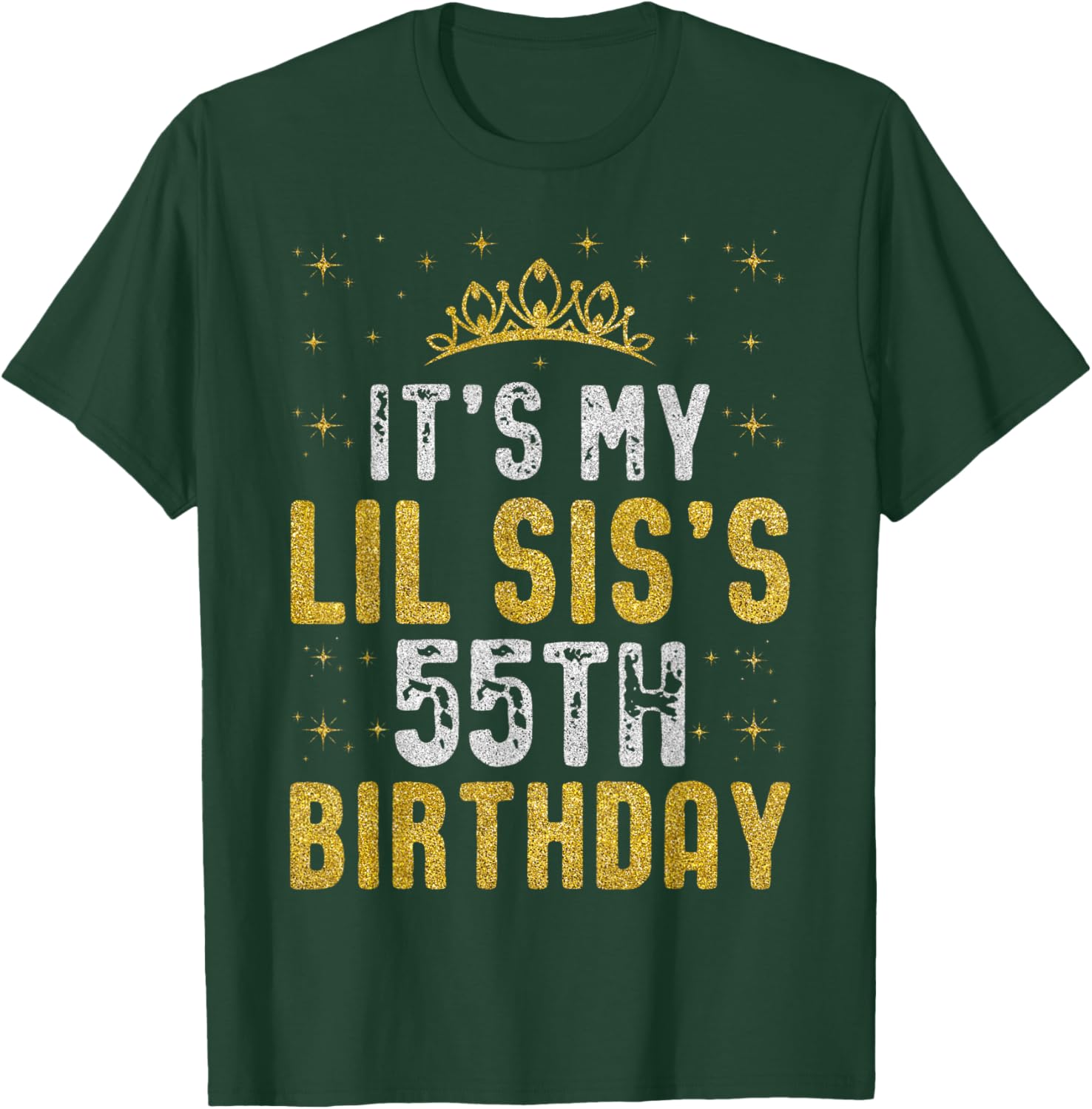 Happy 55th Birthday Lil Sis T-Shirt 1970 Vintage Birthday Gift - 13