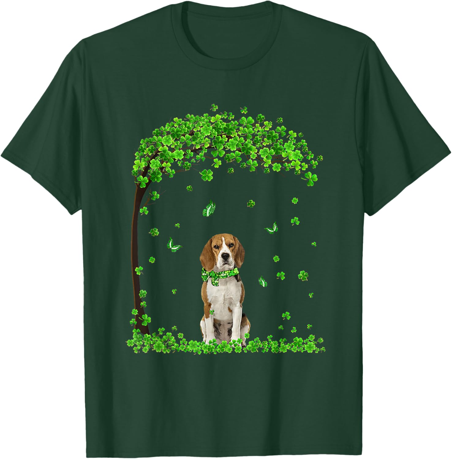 Beagle St Patricks Day Shamrock T-Shirt for Irish Dog Lovers - 15