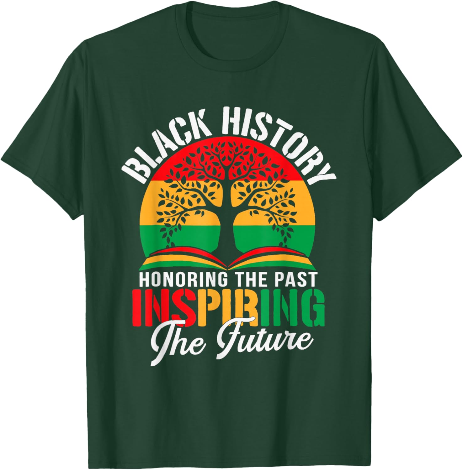 Black History Teacher T-Shirt Honoring the Past Inspiring the Future - 12