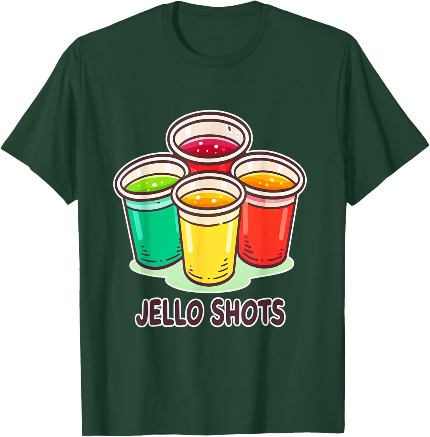 Colorful Jello Shots Party T-Shirt for Fun Celebrations and Events - 23