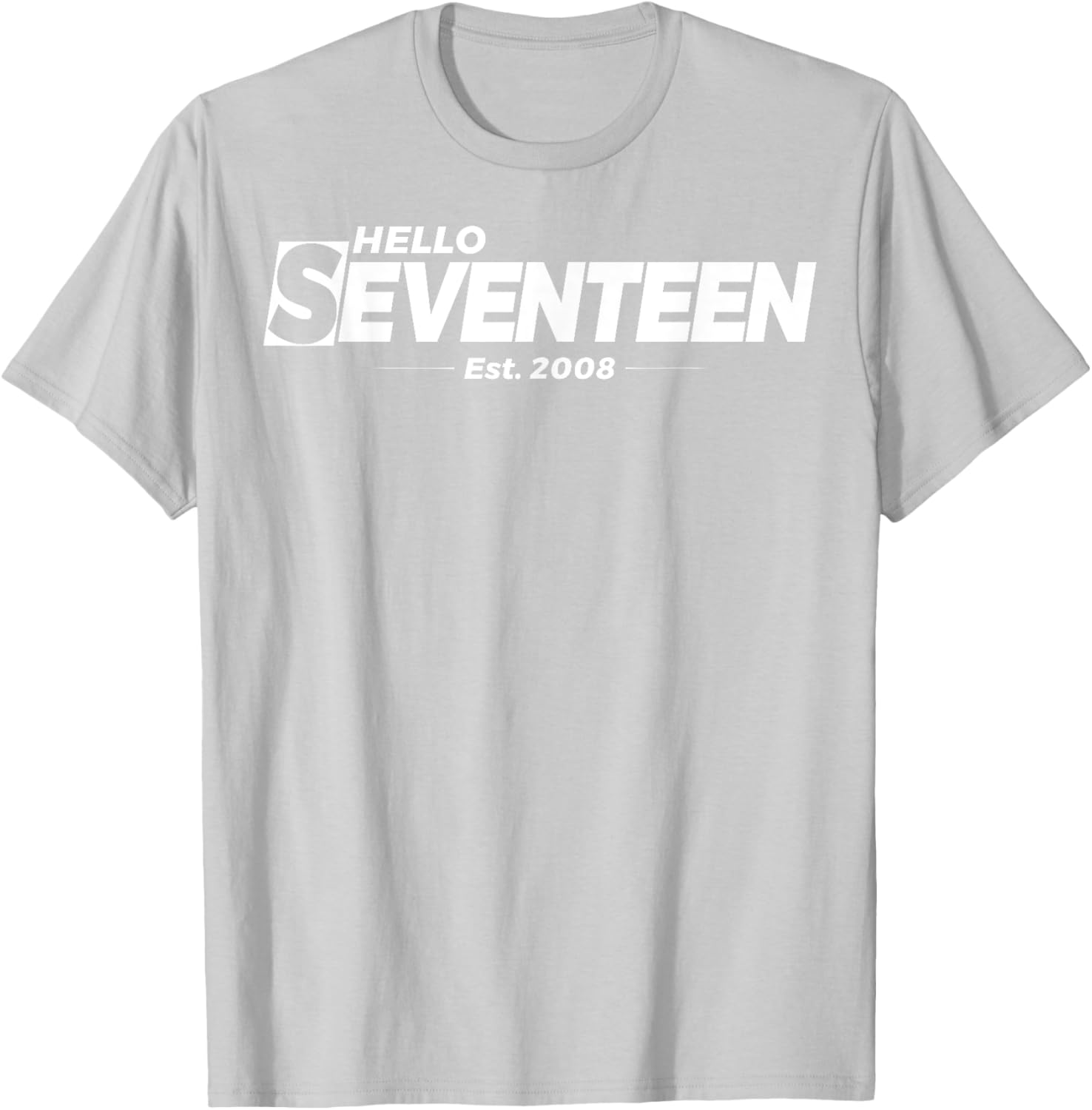 Hello Seventeen Birthday T-Shirt for 17th Birthday Celebration Gifts - 17