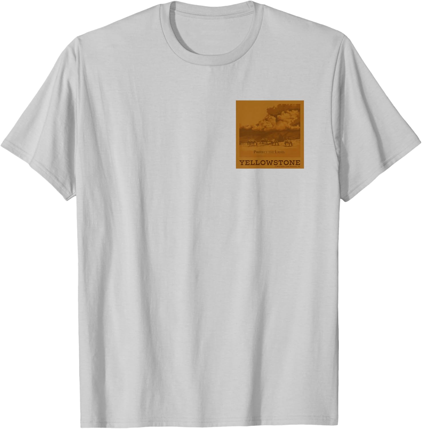 Yellowstone Dutton Ranch Buffalo Faux Chest Patch T-Shirt for Fans - 7