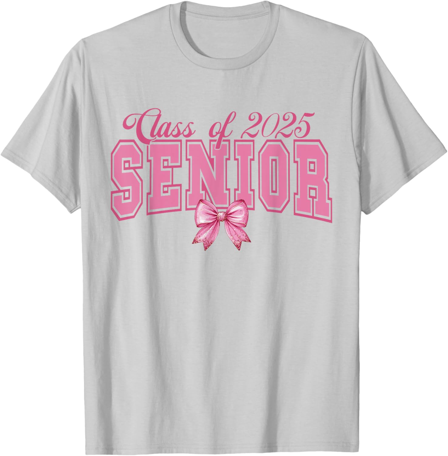 Class of 2025 Graduation Bow Tee Stylish T-Shirt for Proud Grads - 5