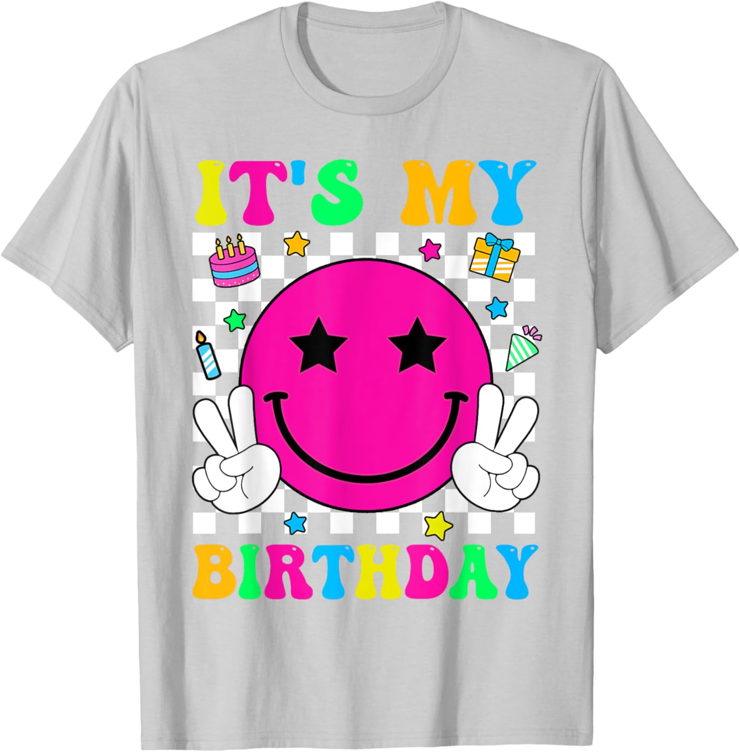 Groovy It's My Birthday T-Shirt for Men, Women, Teens, and Kids - 3
