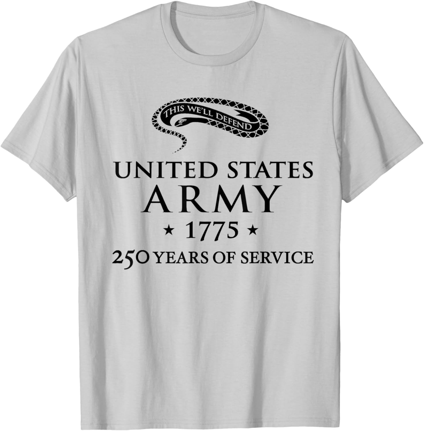 United States Army 250 Years Of Service 1775 T-Shirt for Proud Veterans - 3