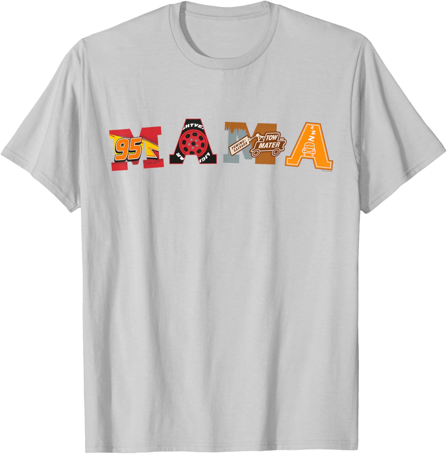 Disney Pixar Cars Mama T-Shirt Perfect for Mother's Day Birthday Gift - 5