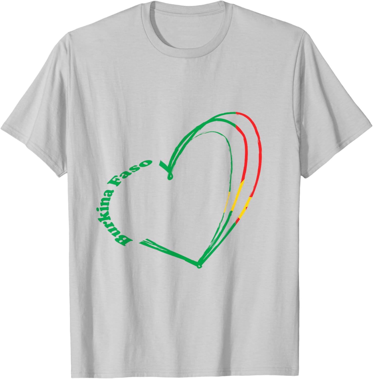 Burkina Faso Flag T-Shirt for Pride and Love of Burkina Faso - 22