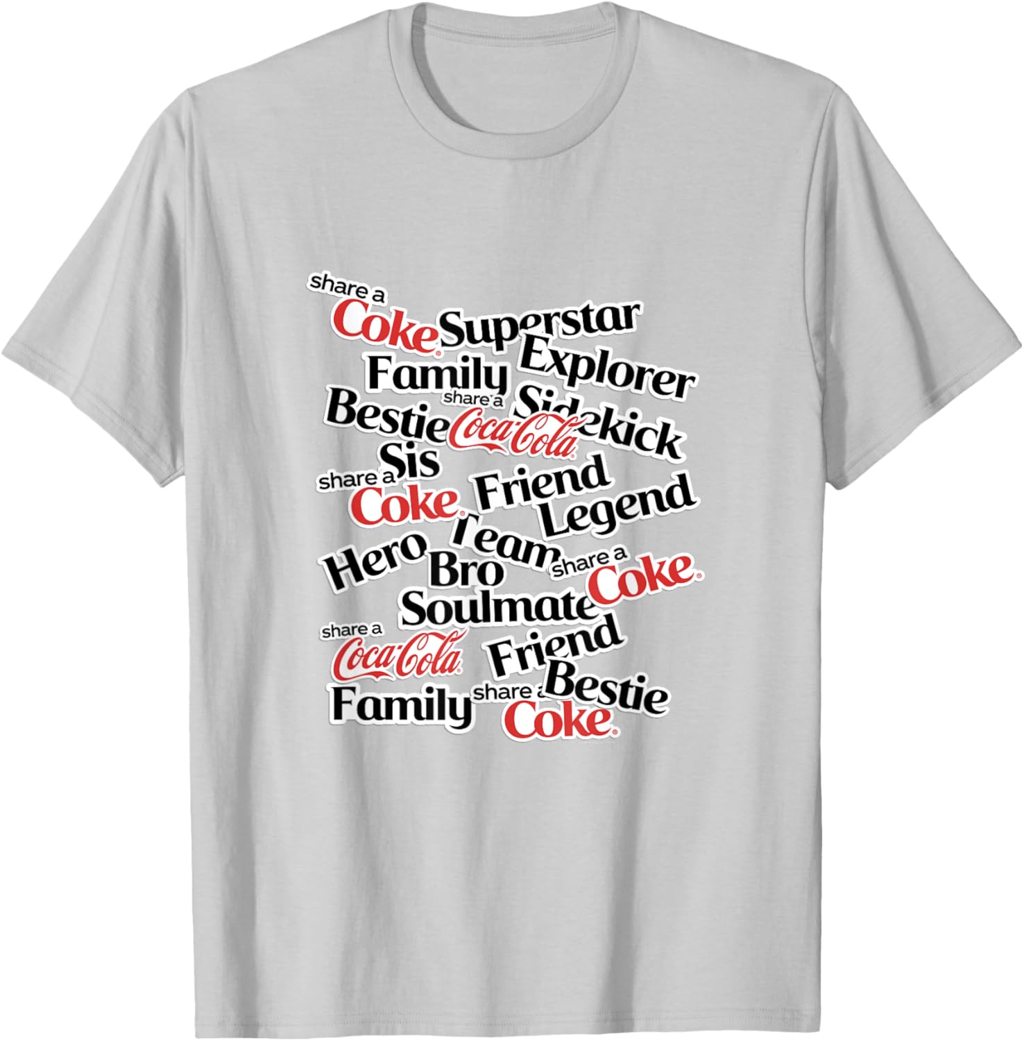 Coca-Cola Share A Coke Jumble T-Shirt for Fun Style and Comfort - 12
